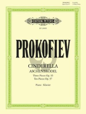 Prokofieff Cinderella - Aschenbrödel 13 Pieces for Piano Op. 95, Op. 97 Piano Solo (Klaus Burmeister)