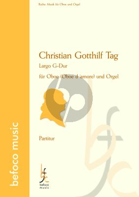 Tag Largo in G Oboe (Oboe d'amore) und Orgel