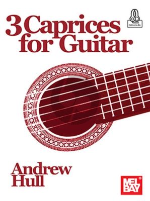 Hull 3 Caprices for Guitar (Book with Audio online)
