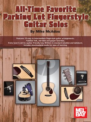 McAdoo All-Time Favorite Parking Lot Fingerstyle Guitar Solos (Book with Audio online)