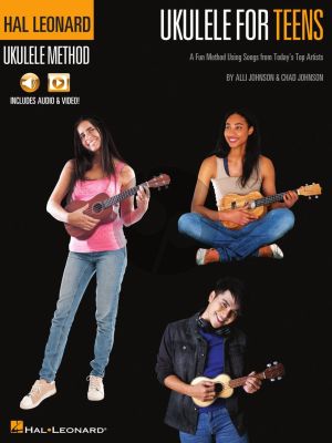 Johnson Hal Leonard Ukulele for Teens Method (A Fun Method Using Songs from Today's Top Artists) (Book with Audio online)