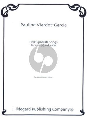 Viardot-Garcia Five Spanish Songs Voice[s] and Piano