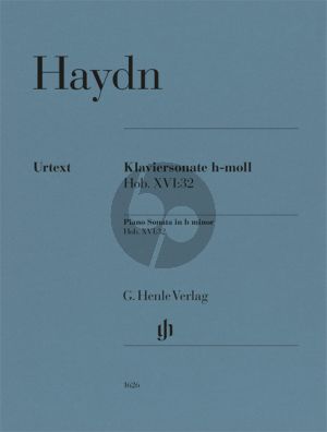 Haydn Sonata b minor Hob.XVI:32 for Piano Solo (Editor: Georg Feder)