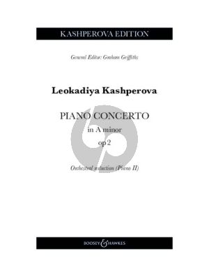 Kashperova Concerto a-minor Op. 2 Piano and Orchestra (version for 2 Piano's) (Gábor Juhász)