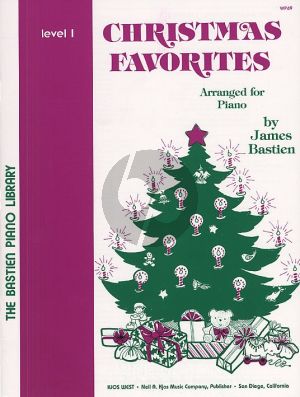 Bastien Christmas Favorites level 1 Piano solo