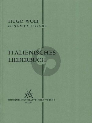 Wolf Italienisches Liederbuch Gesang und Klavier (Jancik-Spitzer) (Kritische Gesamtausgabe Hugo Wolf-Gesellschaft)