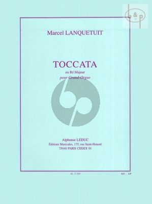 Toccata D-majeur Orgue