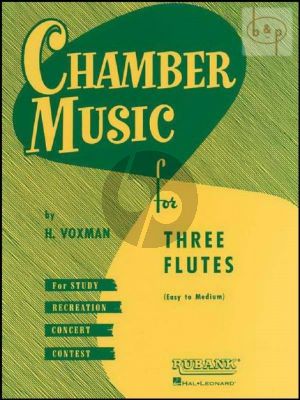 Chamber Music for 3 Flutes (Score)