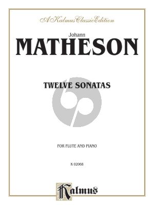 Mattheson 12 Sonatas Flute and Piano