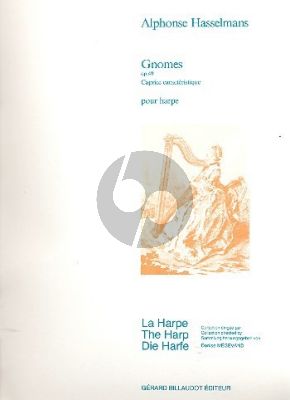 Hasselmans Gnomes Op. 49 pour Harpe (Etude Caracteristique)