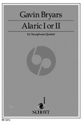 Bryars Alaric 1 or 2 4 Saxophones (SSAB) (Score/Parts)
