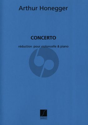 Honegger Concerto Violoncello et Piano