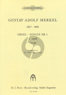 Merkel Sonate No. 3 c-moll Orgel (Otto Depenheuer)