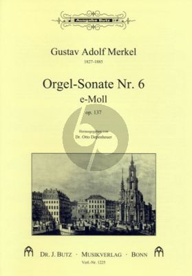 Merkel Sonate No. 6 e-moll Orgel (Otto Depenheuer)