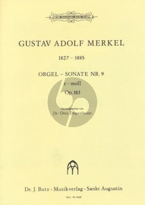 Merkel Sonate No. 9 c-moll Op.183 Orgel (Otto Depenheuer)