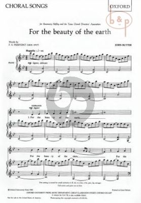 For the Beauty of the Earth 2 Part[SA]-Piano