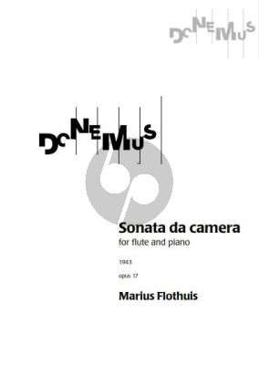 Flothuis Sonate da Camera Op.17 Dwarsfluit-Piano (1943)