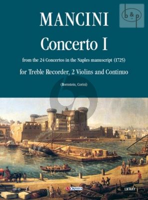 Concerto No.1 (Treble Rec.- 2 Violins-Bc) (Score/Parts)