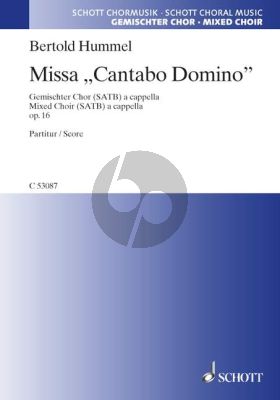 Missa "Cantabo Domino"