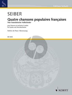 Quatre chansons populaires françaises