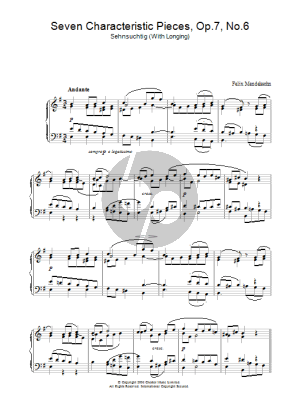 Seven Characteristic Pieces, Op.7, No.6