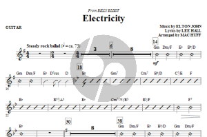 Electricity (from Billy Elliot) - Guitar