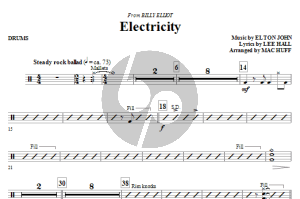 Electricity (from Billy Elliot) - Drums