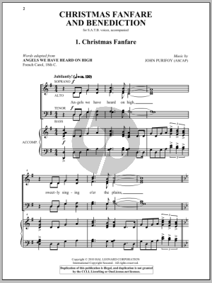 Christmas Fanfare And Benediction