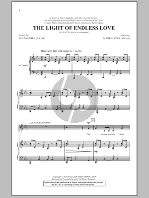 The Light Of Endless Love