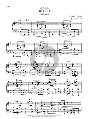 Prélude in G minor, Op. 28, No. 22