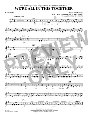 We're All In This Together (from High School Musical) - Bb Trumpet 2