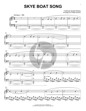 Skye Boat Song [Classical version] (arr. Phillip Keveren)