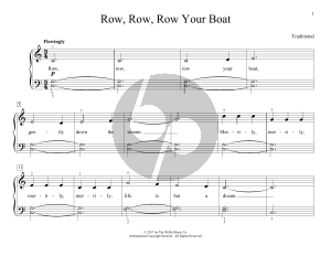 Row, Row, Row Your Boat (arr. Christopher Hussey)