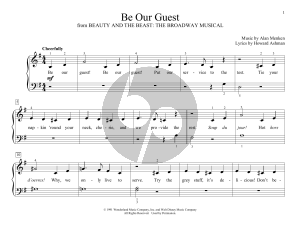 Be Our Guest (from Beauty and The Beast) (arr. Christopher Hussey)