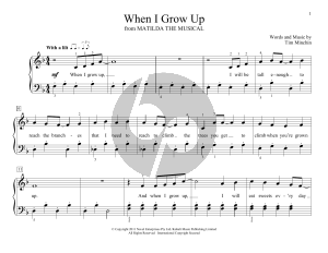 When I Grow Up (from Matilda the Musical) (arr. Christopher Hussey)