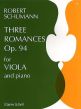 Schumann 3 Romances Op.94 for Viola and Piano