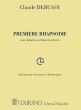 Debussy Premiere Rhapsodie for Clarinet and Piano (edition originale)