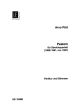 Part Psalom (1985/1991, Rev. 1997) Streichquartett Partitur und Stimmen