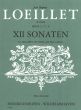 Loeillet 12 Sonaten Op.2 Vol.3 No.7-9 Altblfockflote [Violine/Oboe] und Bc (herausgegeben von Walter Kolneder)