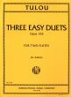 Tulou 3 Easy Duets Op.103 2 Flutes (Parts) (edited by W.Barge)