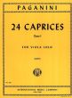 Paganini 24 Caprices Op.1 Viola (arr. L.Raby)