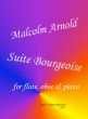 Arnold Suite Bourgeoise Flute-Oboe and Piano (Score/Parts)