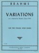 Brahms  Variations on a theme by Haydn Op.56b (2 copies included) (IMC)