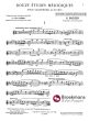 Paquot 12 Etudes Melodiques de Henry Busser pour Saxophone Alto