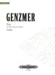 Genzmer Trio (1993) Flote, Oboe und Klavier (Score/Parts)
