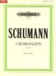Schumann 3 Romanzen Op.28 Klavier (neu durchgesehen von Rüdiger Bornhöft, mit Revisionsbericht) (Urtextausgabe)