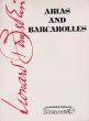 Bernstein Arias & Barcarolles Mezzo-Soprano[a-g"] and Baritone[F-g"] with Piano Four Hands