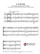 Mozart 5 Trios nach Vokal-Terzetten fur 3 Horner oder 2 Trompeten und Posaune Partitur und Stimmen (Herausgegeben von Friedrich Gabler)