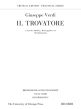 Verdi Il Trovatore Vocal Score (edited by David Lawton) (Critical Edition)