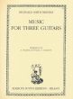 Smith Brindle Music for Three Guitars (3 Scores) (edited by Vincenzo Saldarelli)